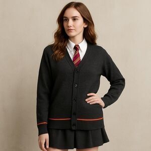 Harry Potter Gryffindor Cardigan Lochaven of Scotland 100% Lambswool Large